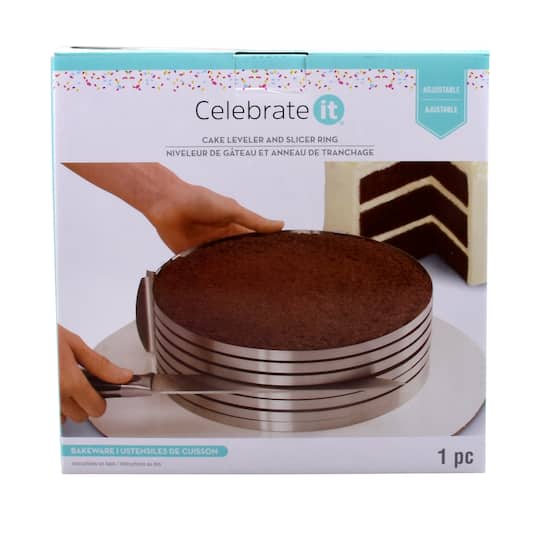 Cake Leveler &#x26; Slicing Ring by Celebrate It&#x2122;